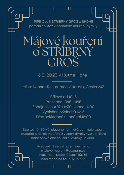 PIPE CLUB STŘÍBRNÝ GROŠ a SKDHB FINAL